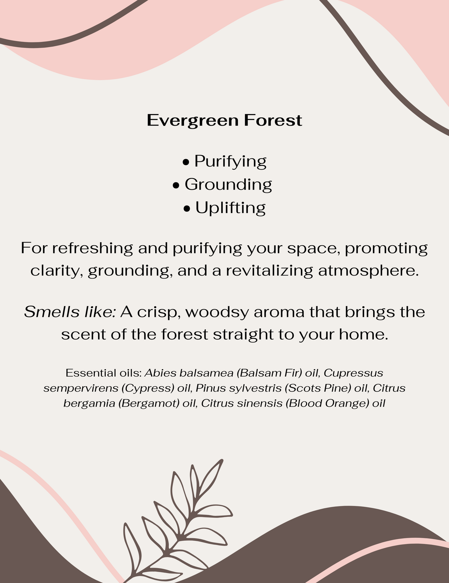 Evergreen Forest | Essential oil blend