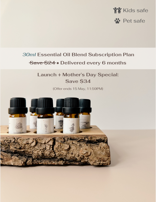 30ml Essential Oil Blend Subscription Plan 2 (Save $24 – Now $96)